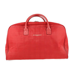 Burberry Golf Nylon Boston Bag Red